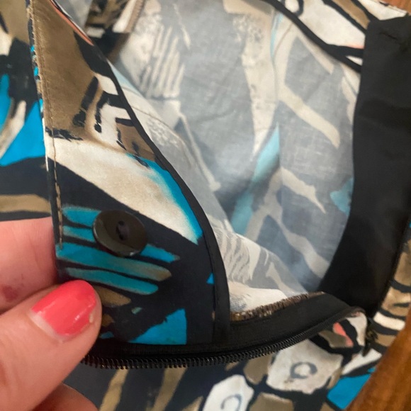 EUC Lafayette 148 New York Pant Tribal Print Size 2 - Picture 5 of 8